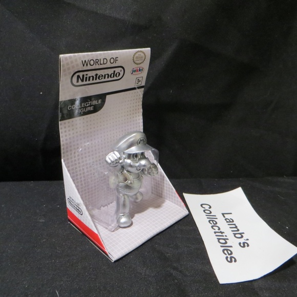 Metal Mario World of Nintendo white box 2.5" figure Jakks Pacific action figure - Picture 4 of 16